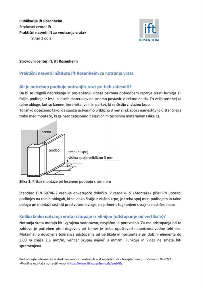 TESNJENJE PODBOJEV | VIZUALNO PREPOZNAVANJE NAPAK